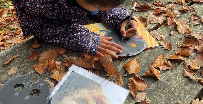 Dessin masque putois