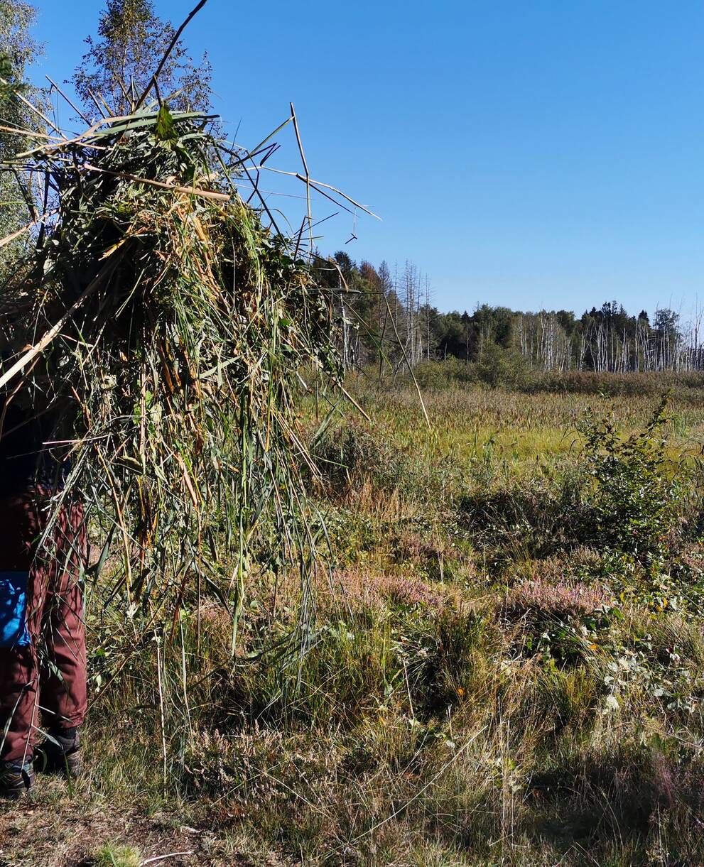 Bénévole en action aux Mosses de la Rogivue