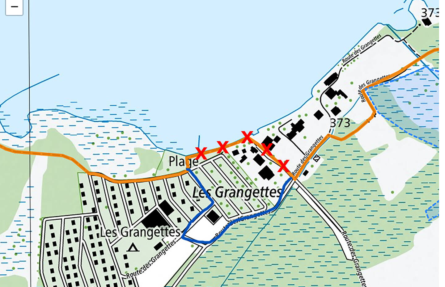 Veuillez tenir compte de la fermeture de la route et de la déviation